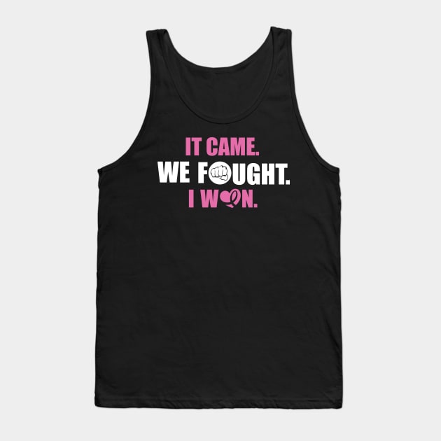 Cancer: It came. We fought. I win. Tank Top by nektarinchen